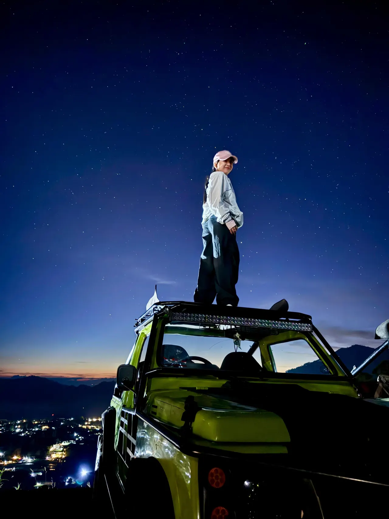 Jeep Sunrise on Bali mountain trails