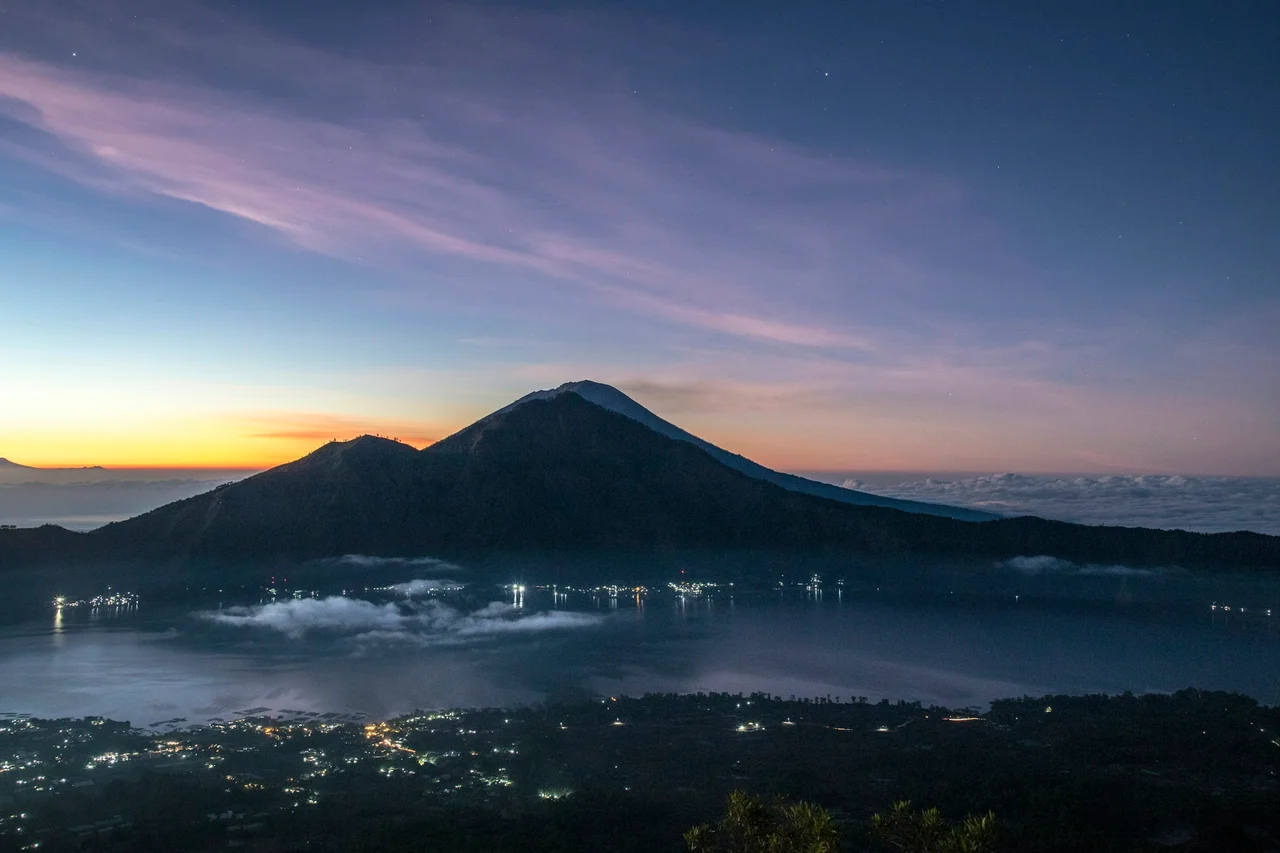 Kintamani mountain viewpoint with a calm highland atmosphere.
